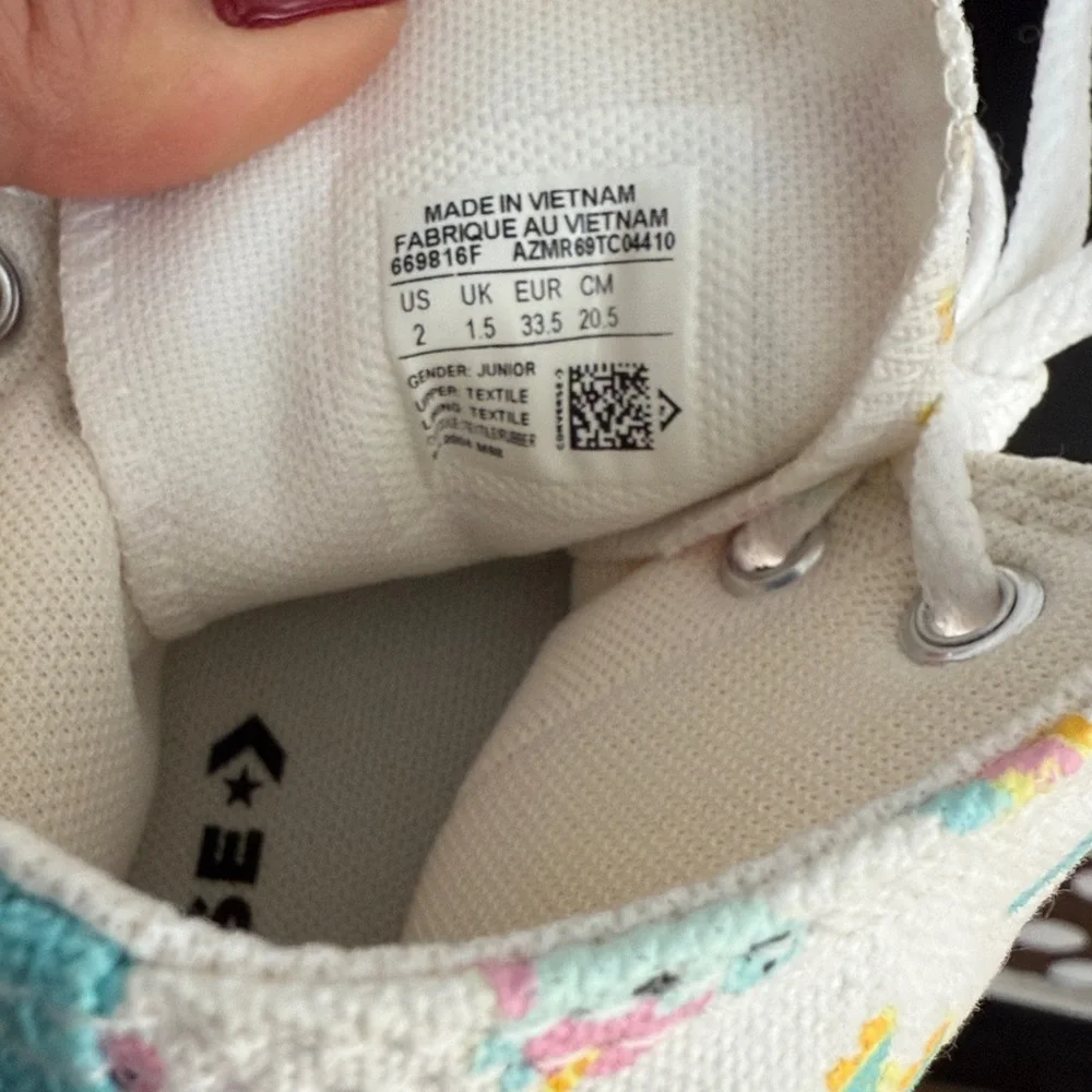 Girls Converse Chuck Taylor Unicorn Shoes